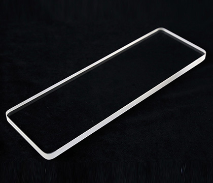 Кварцевая стеклянная плита высокая проницаемость индивидуальные размеры высокотемпературные прозрачные 0