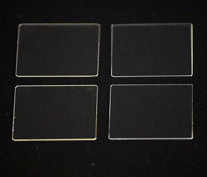 Кварцевая стеклянная плита высокая проницаемость индивидуальные размеры высокотемпературные прозрачные 1