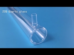 Double Wall Quartz Reactor For Gas Or Liquid Circulation