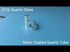 Od14mm Id12mm Quartz Glass Tube With Silver Coating On Outer Wall