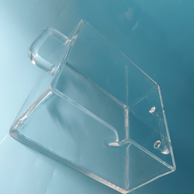 High Purity Square Thick Wall Quartz Container For High Temp Sintering Tank