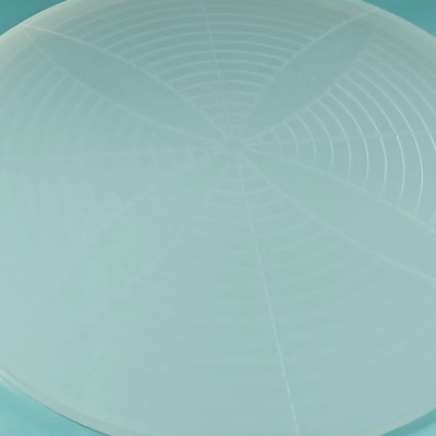 Shallow Groove Glass Suction Chuck 265x9mm Vacuum Holding Plate For Semiconductor Wafer Optical Lens Coating