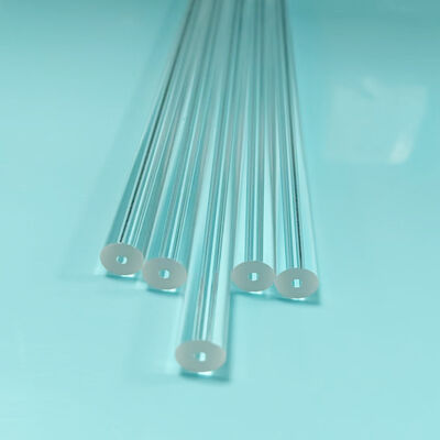 Round Clear Fused Quartz Tubing OD 7mm ID 5.25mm Length 84mm Borosilicate 3.3 Laboratory