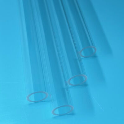 Round Clear Fused Quartz Tubing OD 7mm ID 5.25mm Length 84mm Borosilicate 3.3 Laboratory