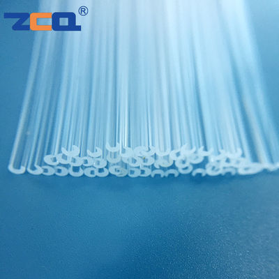 Grooved Quartz Glass Rod Customize Cutting Moulding Processing