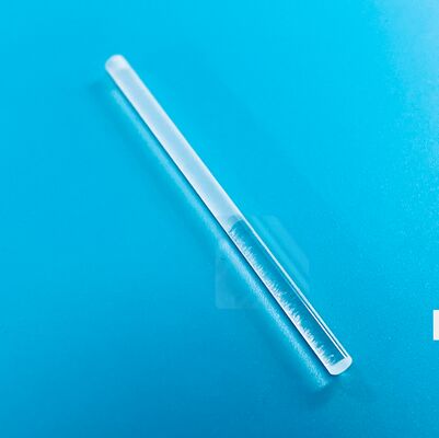 Quartz Glass Rod Smooth Surface Clear Fused Quartz Rod Customize