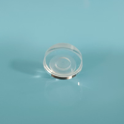 Circular Custom Glass Parts Fused Quartz Substrate With Six Bottom Surface Bosses
