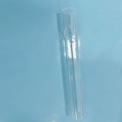 High Purity Perforated SiO2 Quartz Glass Tube Customized