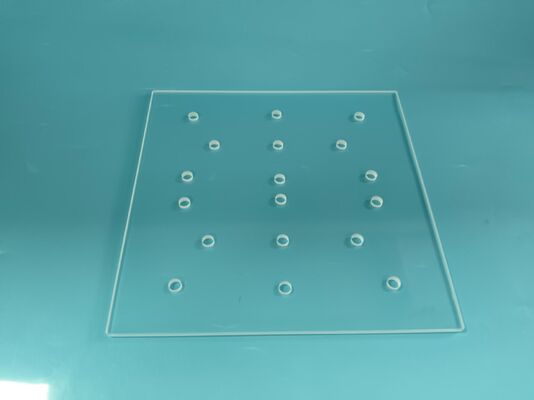 Thickened 9 Inch Wafer Calibration Quartz Glass Plate High Temperature